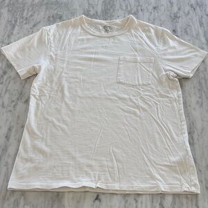 Men's White Pocket T-Shirt . S